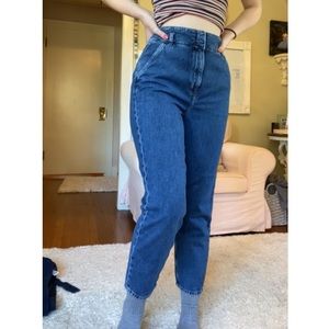 Blue denim pants